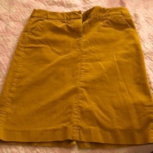 J.Crew corduroy skirt